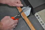 Original LÖWE Trim Shears 3.306 with 90-Degree Stops for Professional Use in Handicrafts - Trim Cutter with Long Blade for Precise Cutting of Plastic, Rubber, Wood, PVC, Leather, and Metal