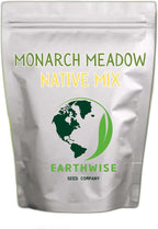 Earthwise Monarch Meadow Native Wildflower Seed Mix – Monarch Magnet, Pollinator Friendly, Colorful Blooms, Drought Tolerant, Organic, Chemical-Free, Pet Safe – Covers Up to 150 sq ft, 1 oz