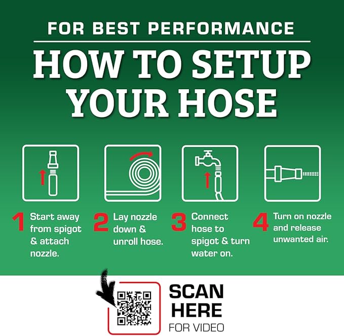 Flexzilla Colors SwivelGrip Garden Hose 5/8 in. x 10 ft., Lightweight All-Weather Water Hose, Durable and Flexible, Leak-Free Connections, Forest Green