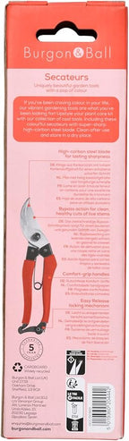 Burgon & Ball Collectors Red Bypass Secateurs