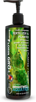Brightwell Aquatics Shrimp FlorinGrō+ – Nitrate-Based Plant Supplement for Shrimp Aquariums – Supports Growth, Chlorophyll & Vibrant Foliage – Copper-Free, 250 ml