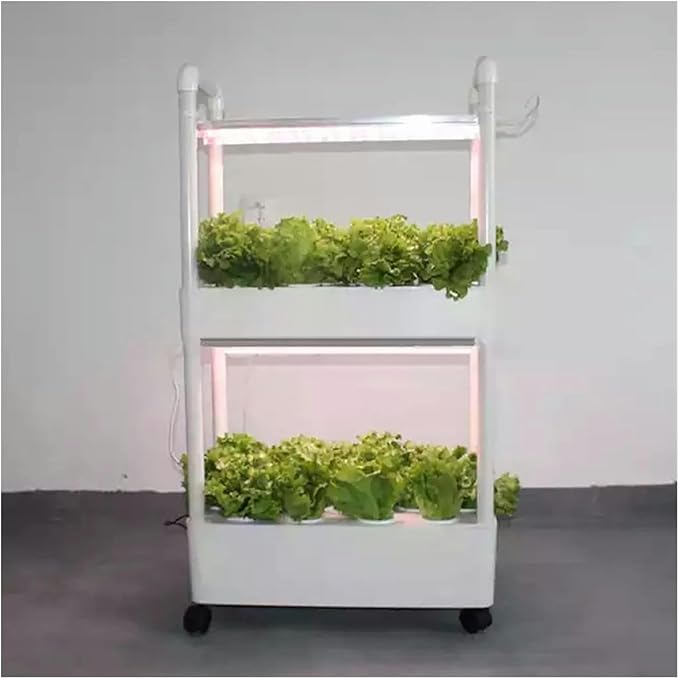 FLTRGO Hydroponic Tower Growing Sytem Hydroponics Growing System Indoor Smart Herb Vertical Garden Kit Automatic Led Grow Lights Planter for Home Kitchen Easy to Install and Operate