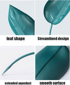 12 PCS Plant Pot Watering Funnel, 3 Color Leaf Plant Watering Devices, Creative Leaf Watering Device for Indoor and Outdoor Plants (12)