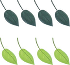 8 PCS Watering Leaves Plastic Plant Pot Watering Funnel Leaf Shape Drip Irrigation Device for Watering Indoor and Outdoor Plants (Dark Blue, Green)