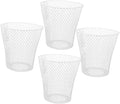 4pcs Iron Wire Plant Protective Cage Mesh Covers for Garden Flowerpots Reusable Plant Protectors with Ventilated Design Suitable for Outdoor Vegetables and Seedlings