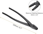 HARFINGTON Bonsai Jin Pliers 8.7 Inch 220mm Bonsai Tool Wire Plier Branch Cutter Gardening Pruner for Branch Cutting, Black