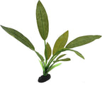 2-Pack 12 Inch Aquarium Silk Aquarium Plants, Artificial Plastic Plant for Small Tank, Goldfish, Fish Hides (Green C, 12 Inch)