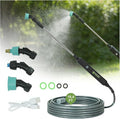Electric Sprayer Wand, Adjustable Nozzle Telescopic Design with 16.4FT Hose, Rechargeable Battery ensure Long Runtime, Lightweight Cordless Tool for Weed Control & Plant Watering