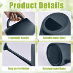 Plant Watering Can - Plastic Indoor and Outdoor - 1/2 Gallon - Grey