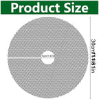 10Pcs Flower Pot Soil Guard, 11.8 Inch Plant Pot Protector from Cats, Cuttable Flowerpot Soilcover Protectors, for Gardening Flower from Animals Keep Cats Squirrels Out of Pots (s1)