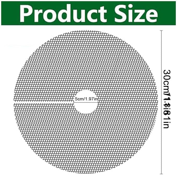 10Pcs Flower Pot Soil Guard, 11.8 Inch Plant Pot Protector from Cats, Cuttable Flowerpot Soilcover Protectors, for Gardening Flower from Animals Keep Cats Squirrels Out of Pots (s1)