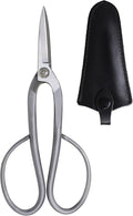 KAKURI Ashinaga Bonsai Scissors Made in Japan 8.5", Japanese Stainless Steel Blade, Long Handle Bonsai Shears for Precision Pruning and Trimming