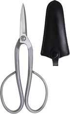KAKURI Ashinaga Bonsai Scissors Made in Japan 8.5", Japanese Stainless Steel Blade, Long Handle Bonsai Shears for Precision Pruning and Trimming