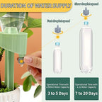 Doneace Self Watering Spikes, Auto Plant Watering Devices with Adjustable Drip Valve, Self Watering Planter Insert for Indoor Outdoor Potted Plants Waterer 12 Pcs Set