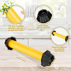 Qualirey Fly Traps for Indoor Outdoor Hanging Fruit Fly Stick Trap Sticky Mosquito for Home Insect 10 x 2.5 Inches(Yellow,12 Pcs)