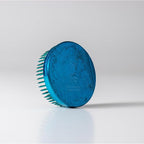Wazakura Ikebana Kenzan Round, Japanese Floral Arranging Frog Holder, Made in Japan - Blue 63mm