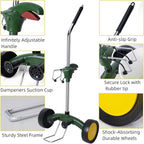 Plant Caddy Plant Dolly with Wheels Heavy Duty,Adjustable Grabbing Arm Plant Rollers for Outdoor Plants,Fits Pots from 8" to 30" High & Max 165 Lbs Weight Capacity