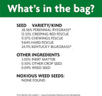 Scotts Professional Turfgrass Seed Sun and Shade Mix - Uncoated, 99.9% Weed Free, Bulk Grass Seed, 50 lb.