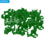 PATIKIL 90 Degree Plant Bender, 30 Pcs Plastic Plant Stem Training Clips for Low Stress Training, Green