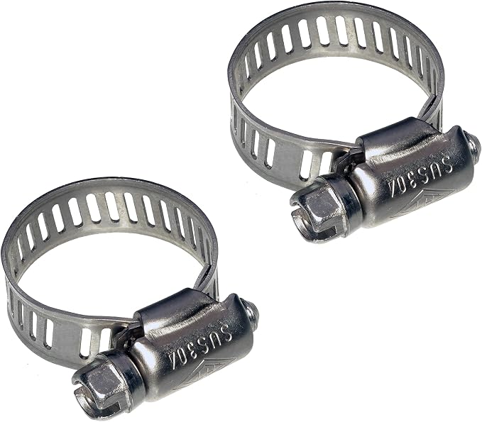 Pennington Aquagarden Aquagarden Flexible Pond Tubing, 15ft x ½” Internal Diameter, Smooth-bore PVC Pond Tubing, Includes 2 stainless steel Hose Clamps,