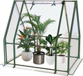 Mini Greenhouse, Portable 3x3x3ft Greenhouses for Outdoors Indoors Plants, Tabletop Small Green House with Roll-up Zipper Windows, Thickened PVC Cover for Outside