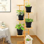 GARDIFE 20 Pack 6 inch Plant pots, planters for Indoor Plants, Flower pots, Black