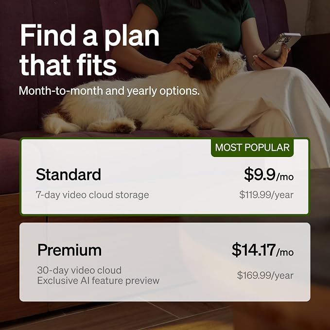 PETLIBRO AI Pet Camera Indoor with Phone App, 360° Auto Tracking Dog Camera for Home Alone Pets, Multi-Pet Recognition, Smart Summaries, AI Activity Detection, 2-Way Audio, Color Night Vision