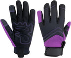 Synthetic Leather Spandex Mechanic Thorn Proof & Puncture Resistant Working Gloves for Men and Women, Safety Work and Gardening, Touchscreen Support