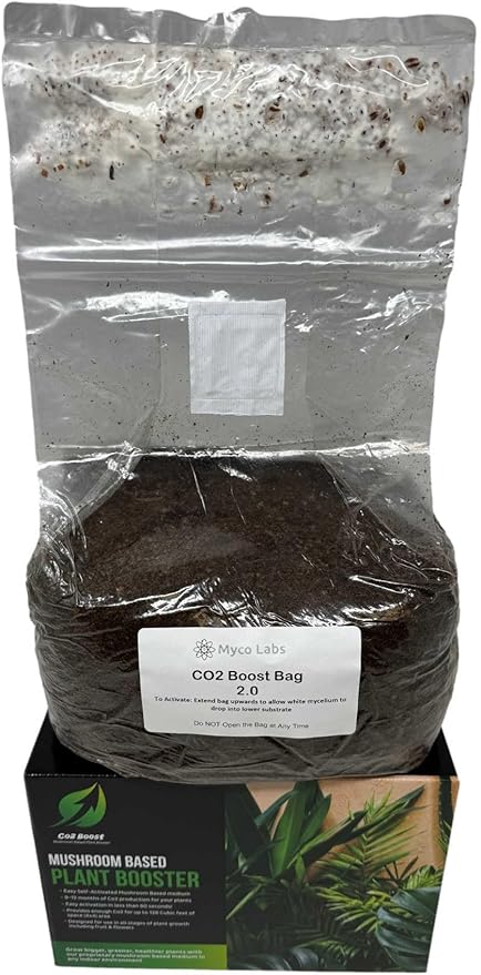 Myco Labs Co2 Boost Self-Activated Mushroom Grow Bag for Plants, Grow Rooms & Tents 2.0