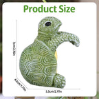 NQEUEPN Tortoise Figure Plant Pot Hanger, Resin Hanging Turtle Statue Plant Pot Hugger Cute Climbing Tortoise Flower Pot Hanger Figurines Planter Pot Gift for Yard Ornaments Pot Decorations