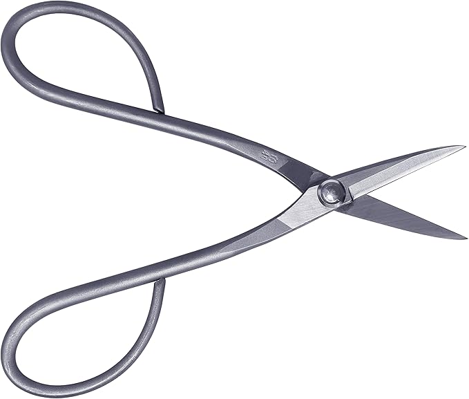 KAKURI Satsuki Bonsai Scissors Made in Japan 7", Japanese Stainless Steel Blade, Precision Bonsai Shears for Fine Pruning and Trimming
