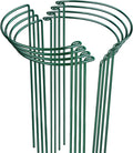 LEOBRO Plant Support, 8 PCS Peony Cages and Supports, Metal Plant Stakes, Plant Supports for Indoor Plants, Outdoor Plants, Monstera Hydrangea Support Cage, 10" W x 24" H