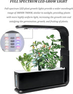 FLTRGO Indoor Hydroponic System,Aeroponics Growing Kit,Indoor Hydroponics Growing System,for Herbs, Fruits and Vegetables,with Hydrating Pump, Adapter, Net Pots.