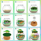 LAOESE Dinosaur Toys for Kids - Dinosaurs Terrarium Kit for Kids - Birthday Gifts for Boys Ages 4 5 6 7 8-12 Year Old - DIY Dino Toys for Boys - Arts and Crafts Kit for Kids