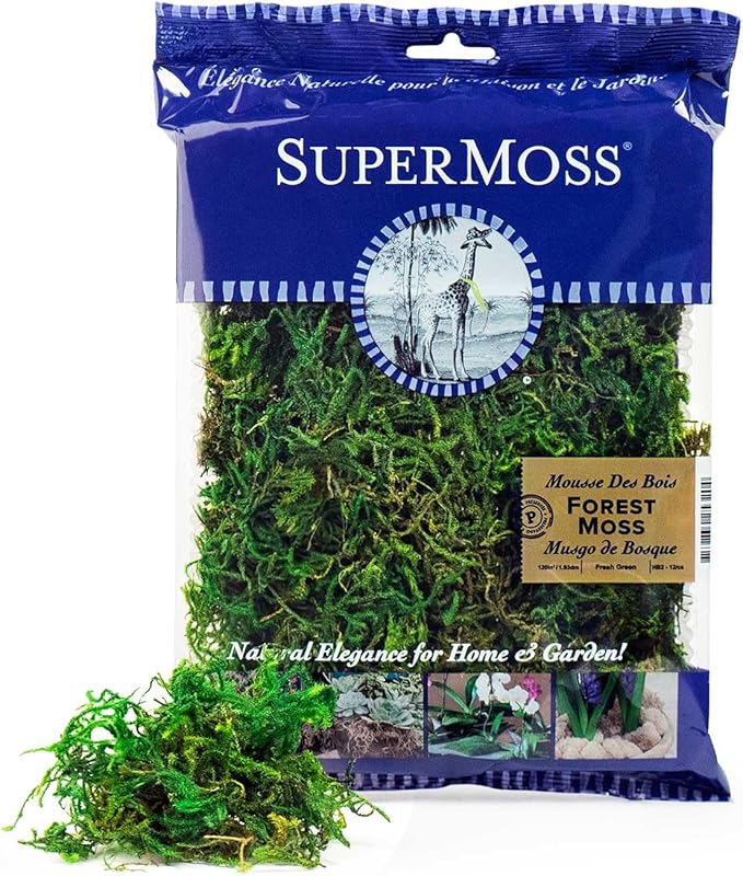SuperMoss (25320) Forest Moss Preserved, Fresh Green, 2oz
