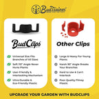 BudClips for Optimal Plant Growth | Universal Size LST Clips | Durable Plant Support Clips to Bend or Interlock Stems for Abundant Harvest | Gardening at Any Growth Stage (Yellow, 20pk)