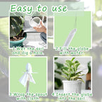 12 PCS Large Plastic Self-Watering Bulbs,Clear Watering Globes,Plant Watering Globes for Plants,Graden,Flowers Flowerpot