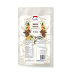 Basil Seeds (Tukmaria) | Edible Basil Seeds | More Fiber Than chia | Plant Based, Keto, Paleo, Vegan, prebiotic