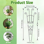 Monstera Plant Support - 32.6 Inch Tall Trellis with 2 Pack Plant Stakes for Your Large Climbing Monstera Deliciosa | Indoor Plant Climbing Frame for Potted Growth