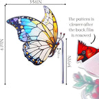 Butterfly Gifts for Women, 2Pcs Hanging Plant Planter for Indoor Outdoor Garden, Mothers Day Birthday Gifts for Mom Grandma from Daughter Son, Bird Lover Plant Pots Accessories
