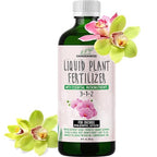 GARDENWISE Liquid Orchid Fertilizer Concentrate 3-1-2 with Micronutrients Orchid Care Made Easy (32 OZ)