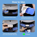 2 Pack Pet Odor Eliminator Compatible with PetSafe SmartSpin Self-Cleaning Cat Litter Box Self-Cleaning Cat Litter Box, Odor Removing Gel Deodorizer Replacement,Odors Control