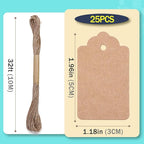 2pack Herb Drying Rack Flower Drying with 25PCS Brown Gift Tags and 32ft Natural Jute Twine herb Dryer,Herb Drying Rack,Hanging Herb Dryer Rack