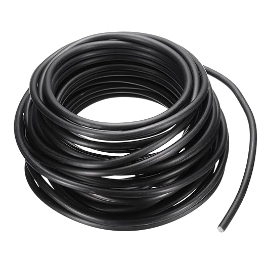 PATIKIL 5mm Bonsai Training Wire, 1 Roll Floral Wire Stems Anodized Aluminum Tree Wire 32.8 Feet Total for Gardening Branch Fixing, Black
