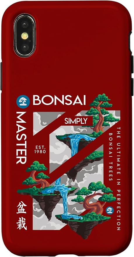 iPhone X/XS Zen Bonsai Tree Niwaki Japanese Garden Art Botanists Case