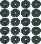 20 Pack Green Tree Guard Rings Non Woven Fabric Barrier Mats Breathable Root Protector Grass Control Discs for Garden Tree Collars for moisture(32cm)