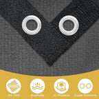 Shade&Beyond 90% Sun Shade Cloth with Grommets, 12' X 16' Pergola Shade Cover Canopy, Mesh Tarp Sun Screens for Patio, Outdoor, Garden, Backyard, Dark Gray