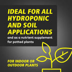 General Hydroponics FloraSeries Hydroponic Nutrient Fertilizer System with FloraMicro, FloraBloom and FloraGro, 1 gal.
