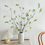 8 Pcs Artificial Ficus Branches Faux Eucalyptus Stems, 47.2 Inch Fake Greenery Stems Artificial Plants for Vase Filler Decoration, Fake Leaves Branches Centerpieces Decor.
