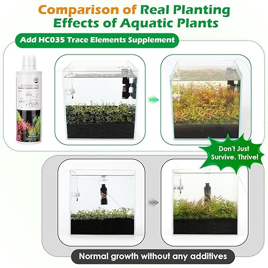 HC035 All-in-One Liquid Aquarium Plant Fertilizer - with Essential Micro & Macro Nutrients for Freshwater Planted Tanks, 150ml/500ml/1000ml (500mL)